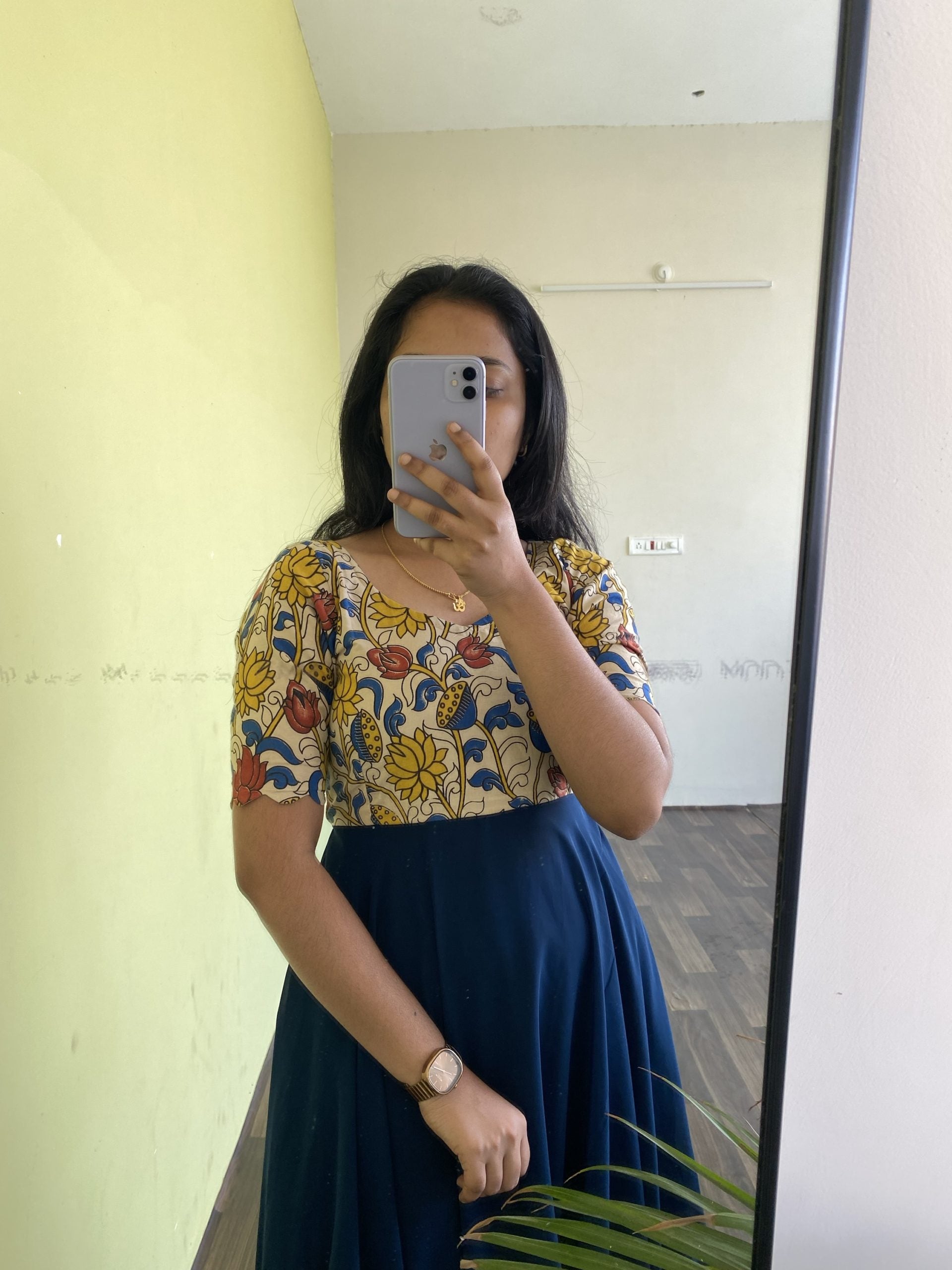 Kalamkari blue