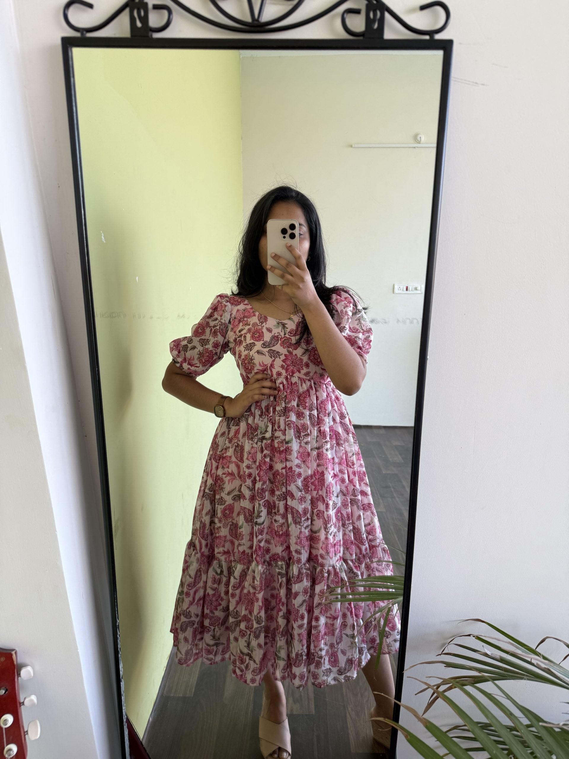 Pink paisley