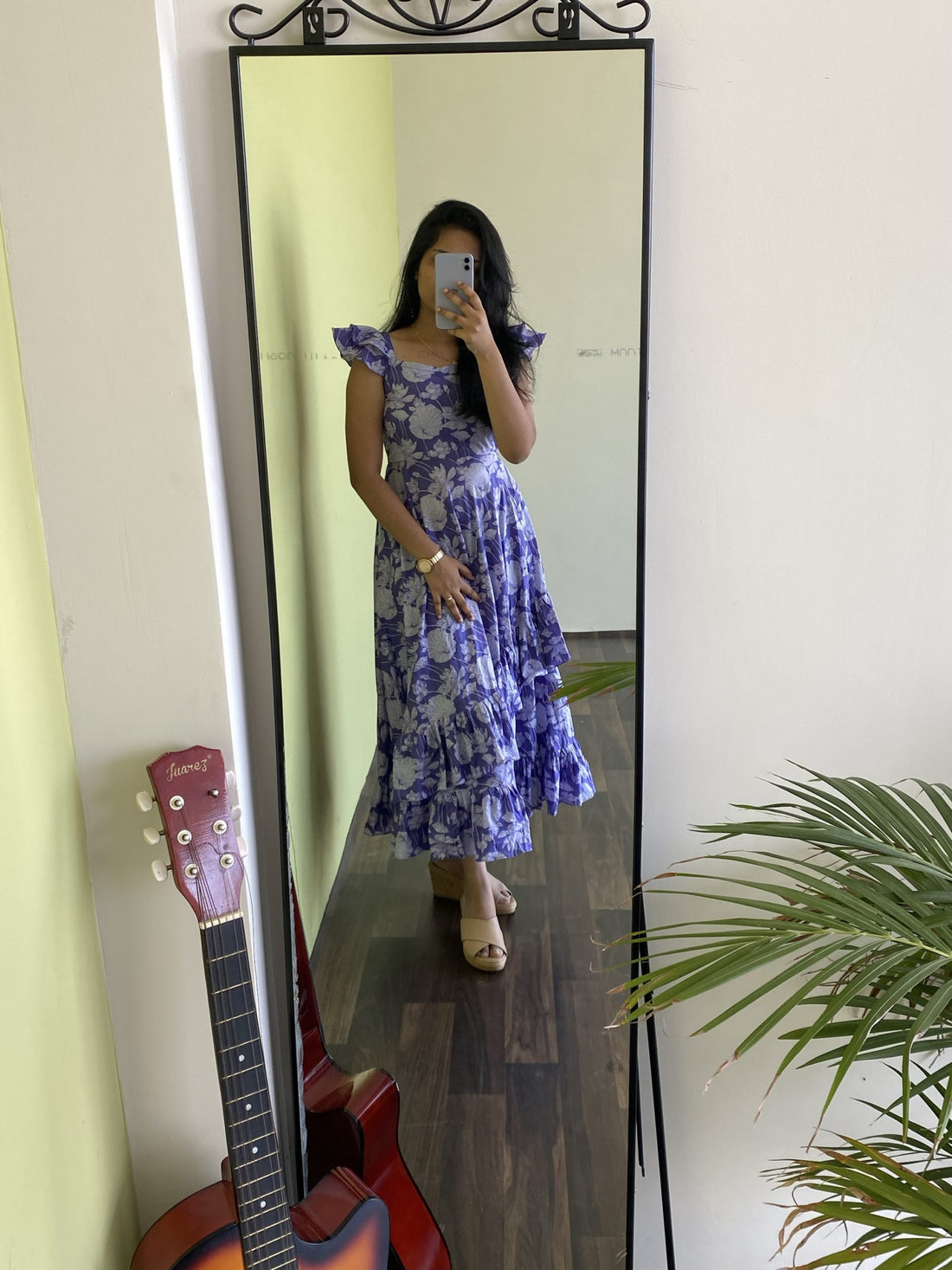 Lilac cotton