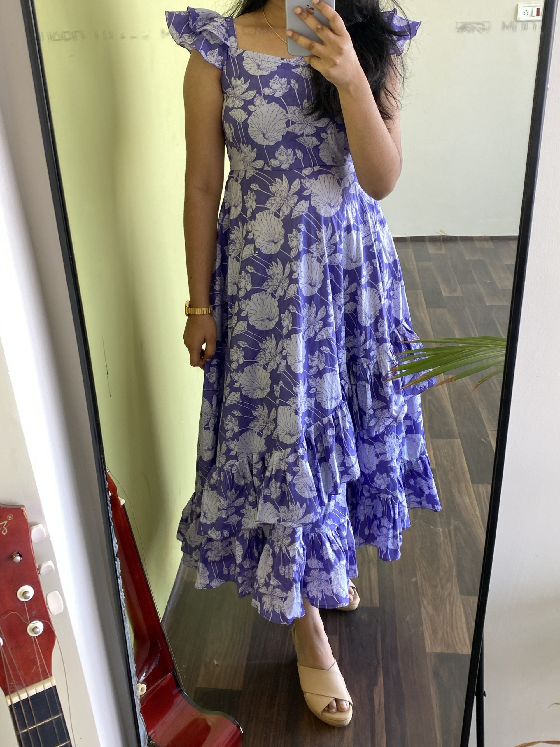 Lilac cotton