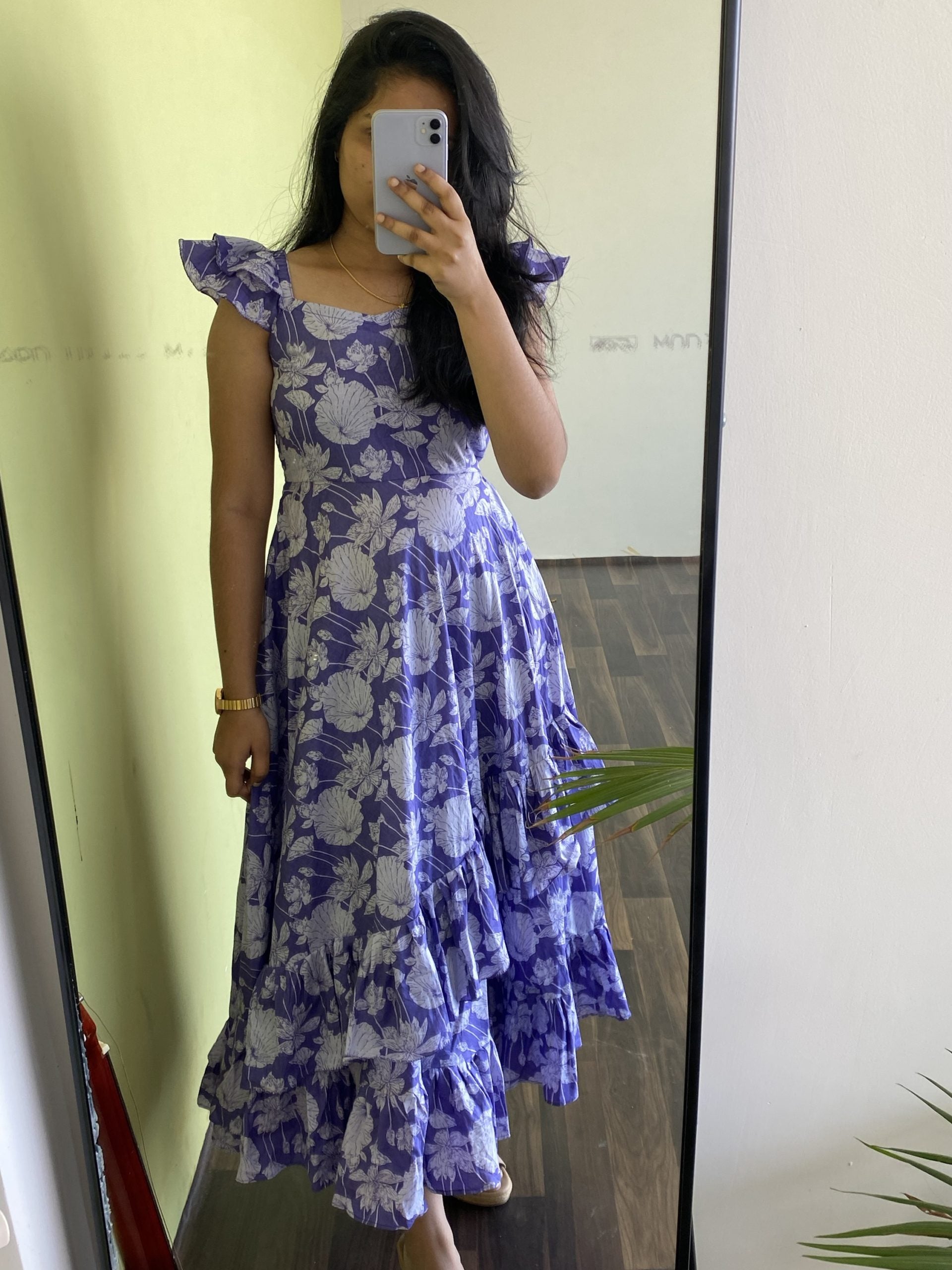 Lilac cotton
