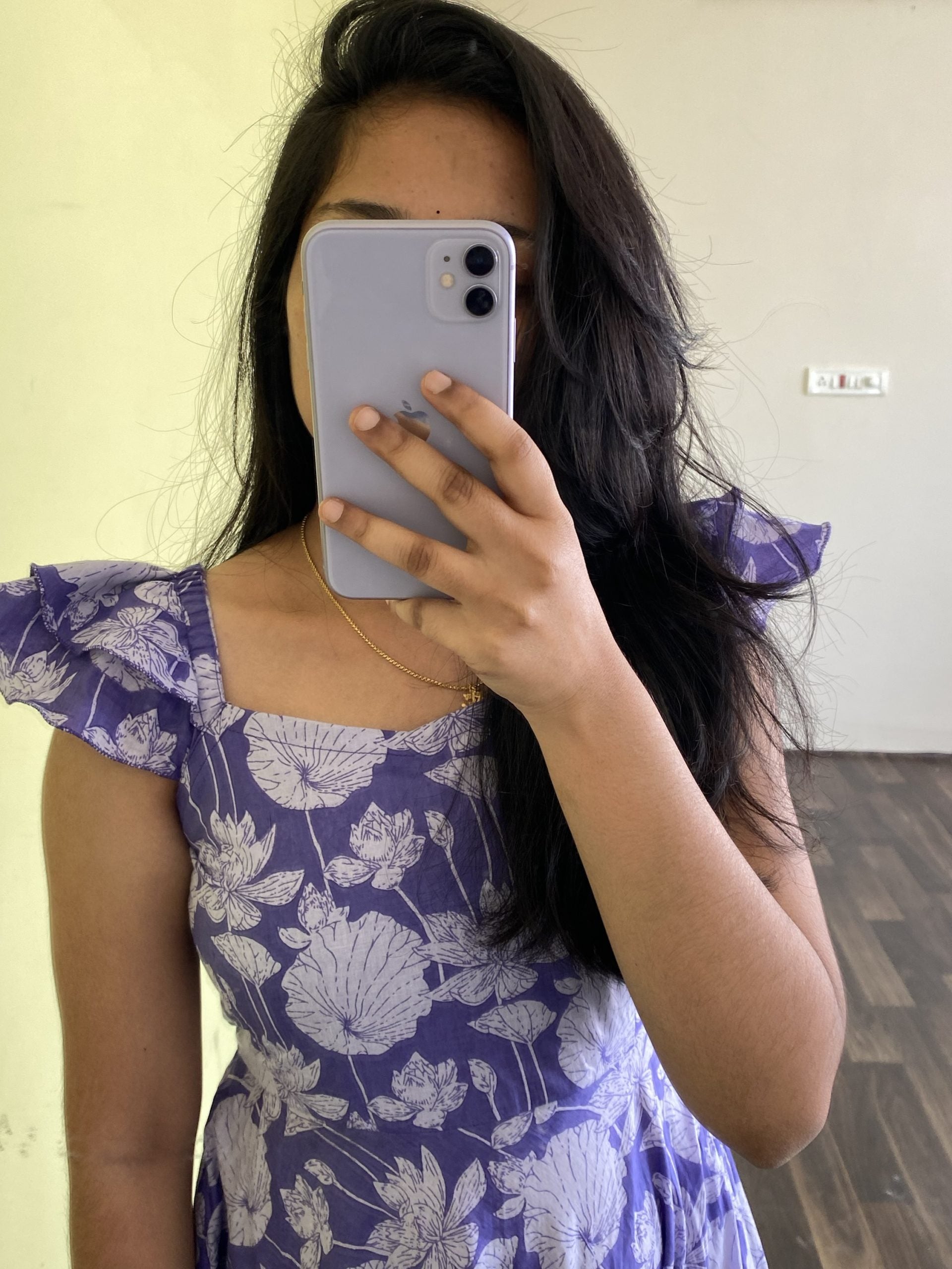 Lilac cotton