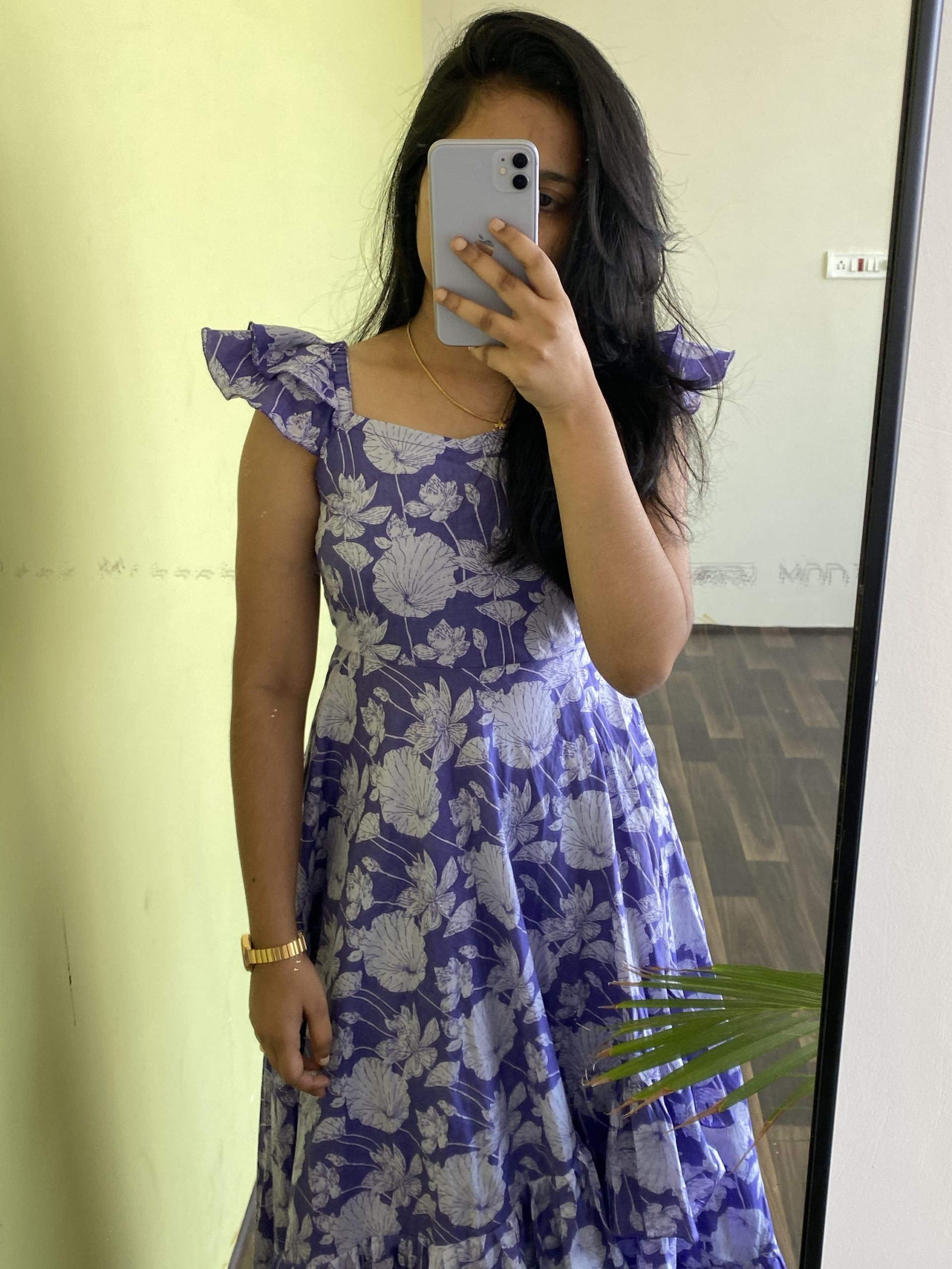 Lilac cotton