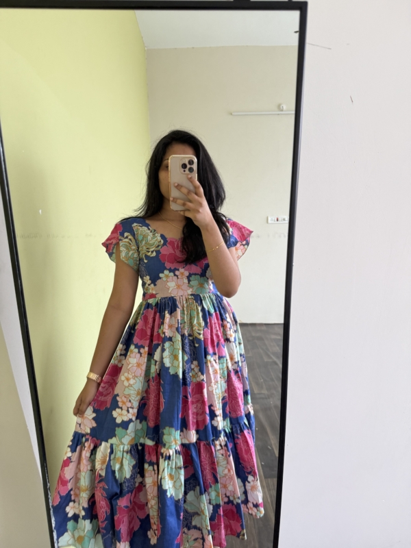 Mul cotton Multi floral