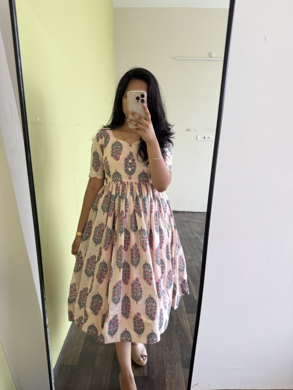 Mul cotton block print